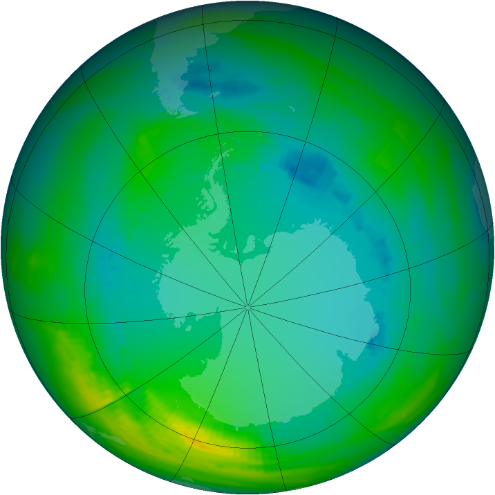 Ozone Map 1984-08-02